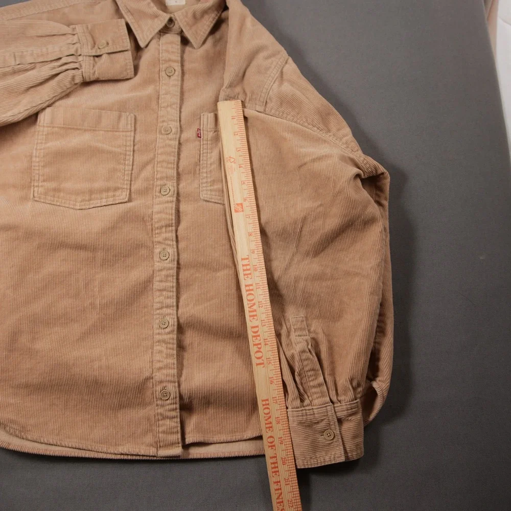 Levi's Corduroy Long Sleeve Men Shirt S Skate Western Boho Cabin Retro Coastal